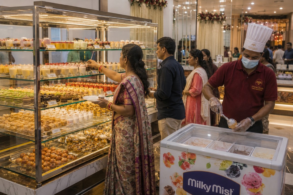 Ever Green catering — Desserts Desserts at an Ever Green catered event